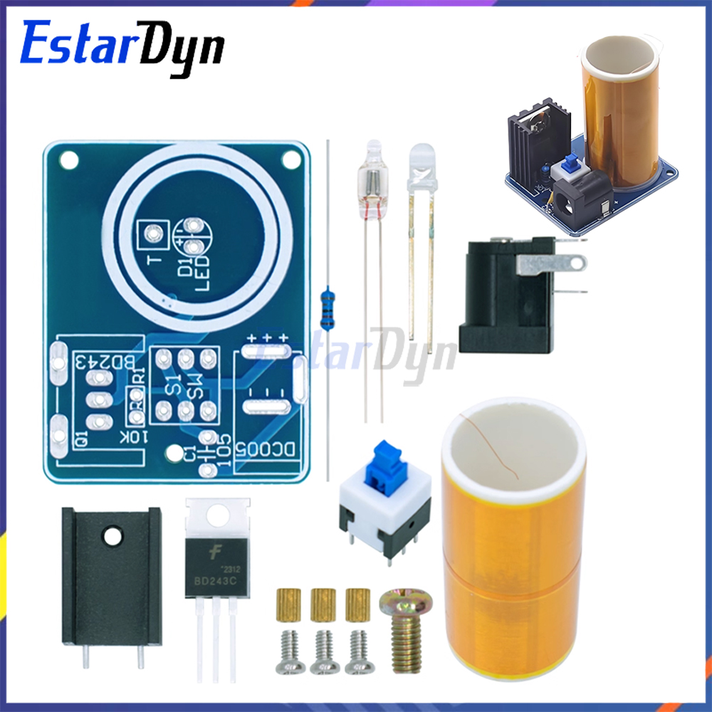 Diy Electronics Projects For Beginners - BD243C Mini Tesla Coil Kit DIY