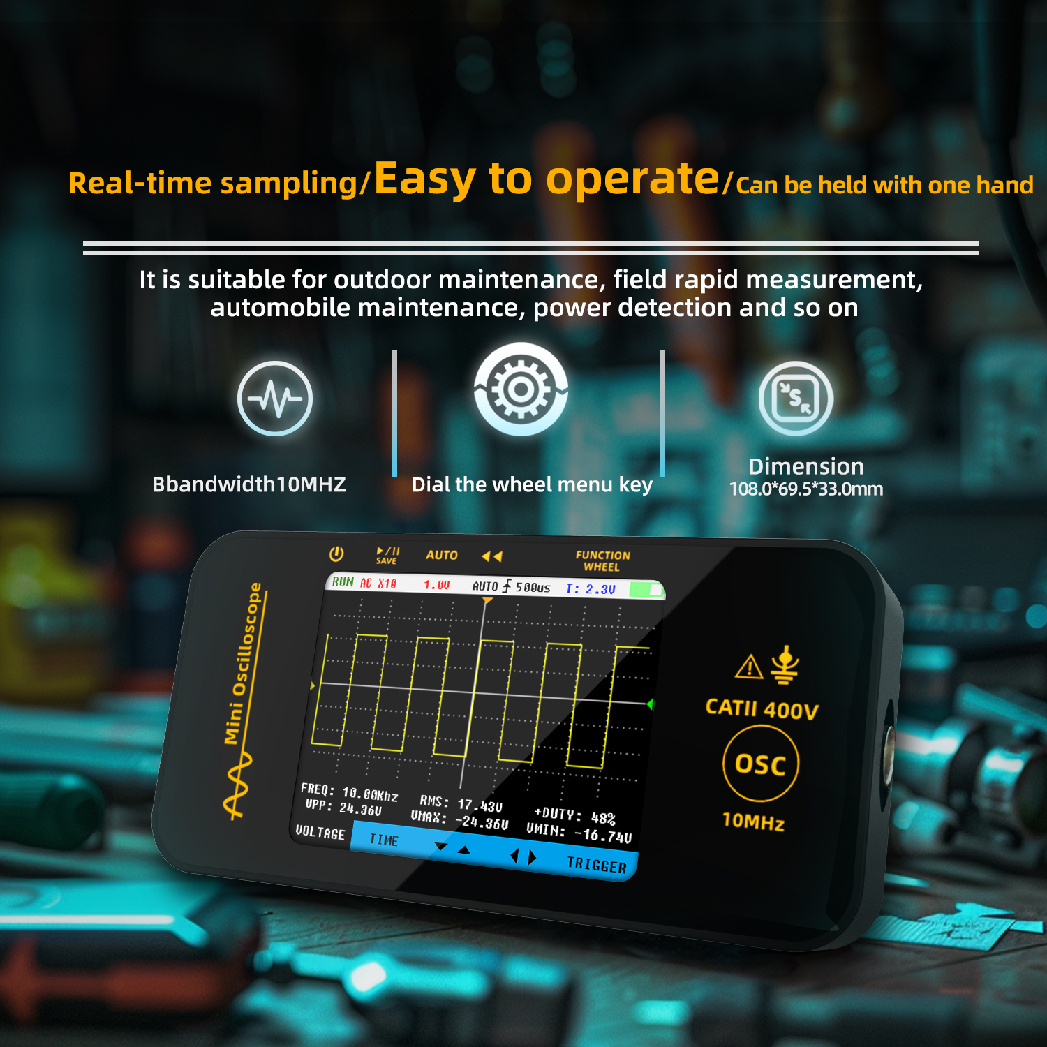 BSIDE OT3 Handheld Oscilloscop – Oscilloscope Dso Mini Bewertung und Preis