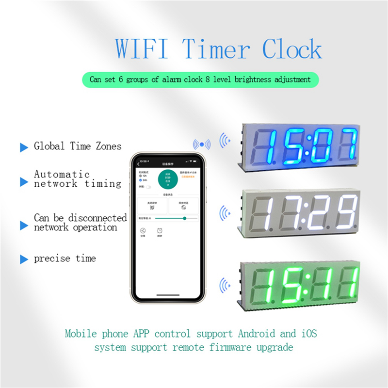 AA84 3X Wifi Time Service Cloc – Diy Electronic Modules Bewertung und Preis