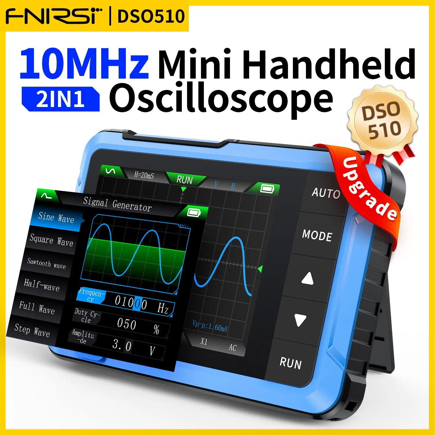 FNIRSI New DSO510 DSO152 DSO15 – Oscilloscope Dso Mini Bewertung und Preis