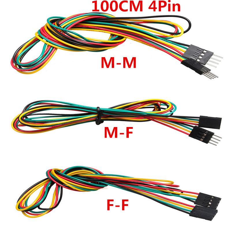 10pcs/lot 4pin 100cm M-M / M-F – Diy Electronics Breadboard Bewertung und Preis