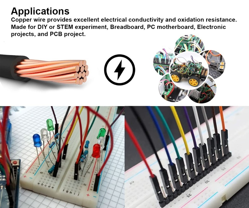 40Pin Dupont Cable Ribbon Jump – Diy Electronics Breadboard Bewertung und Preis