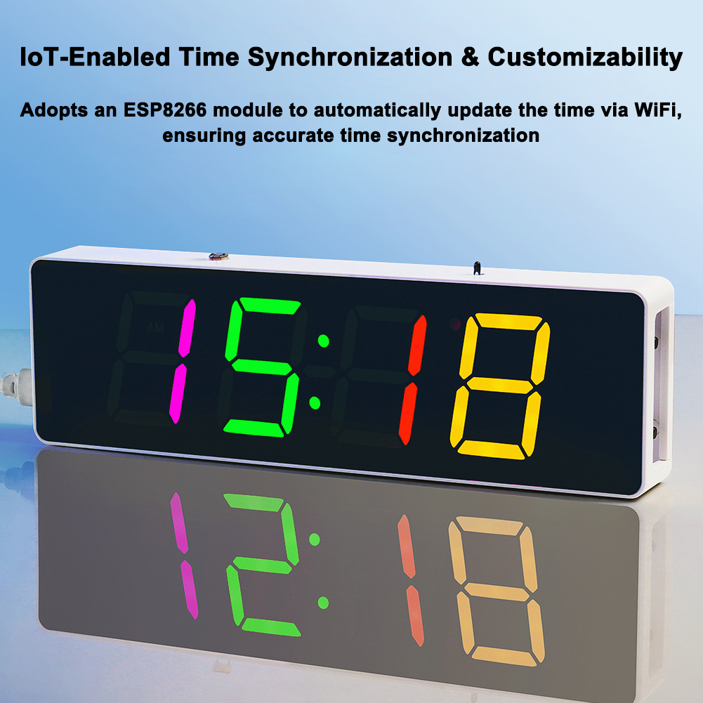 ESP8266 IoT Colorful WiFi Cloc – Diy Electronics Watch Bewertung und Preis