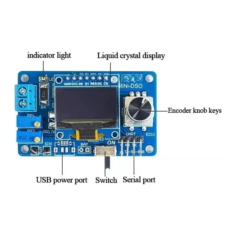 STC8K8A Microcontroller Kit DI – Oscilloscope Dso Mini Bewertung und Preis