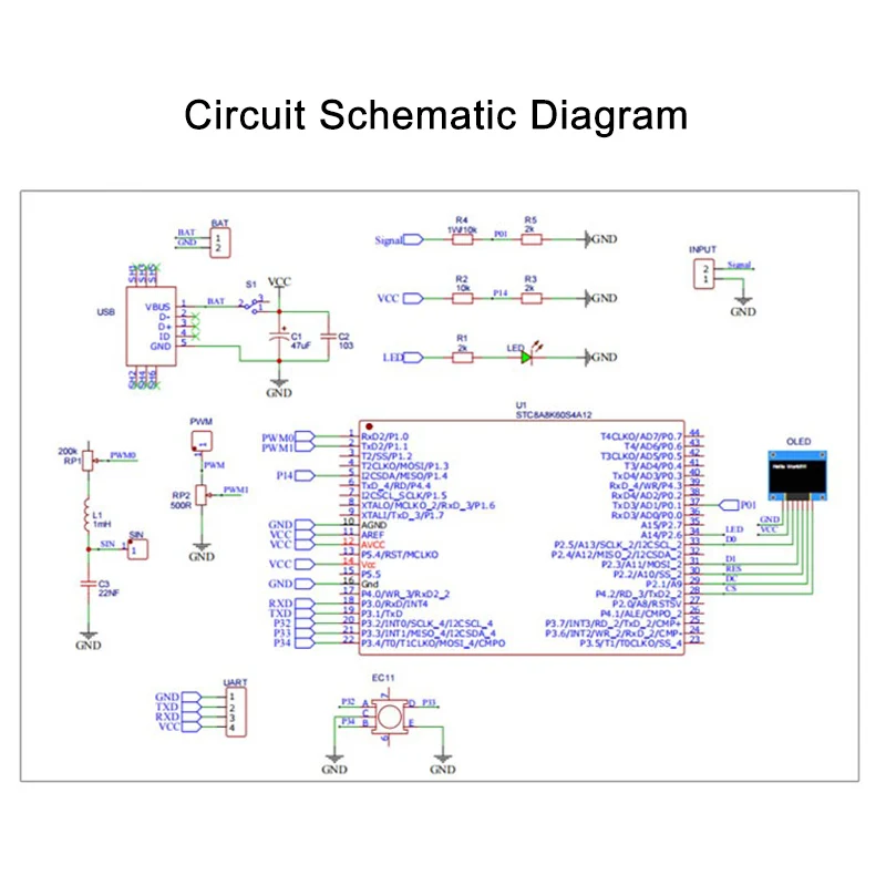 STC8K8A Microcontroller Kit DI – Oscilloscope Dso Mini Bewertung und Preis