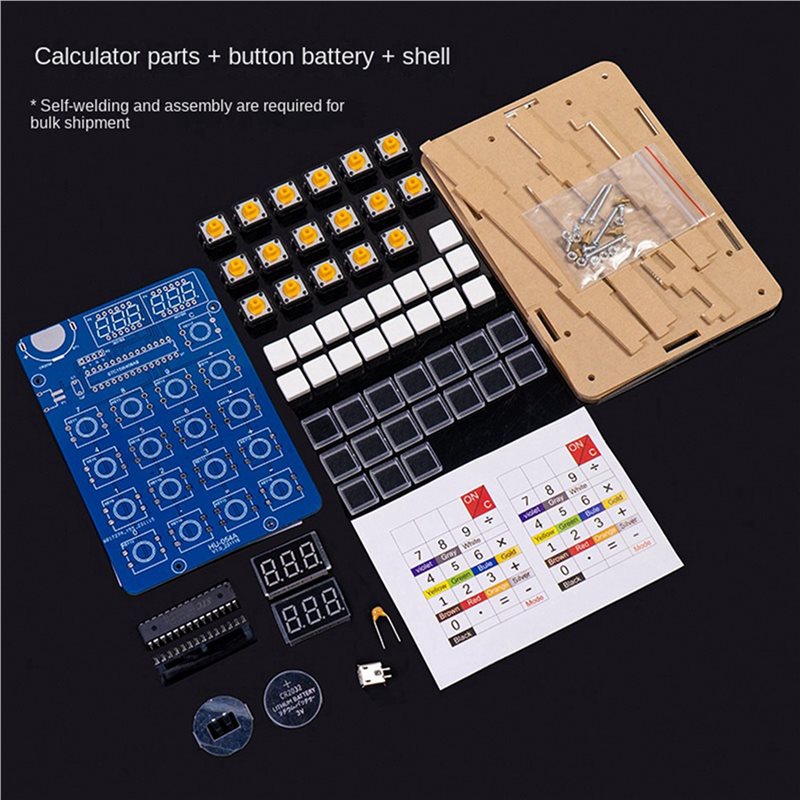 QWE-5X Calculator DIY Kit 51 M – Homemade Diy Electronics Bewertung und Preis