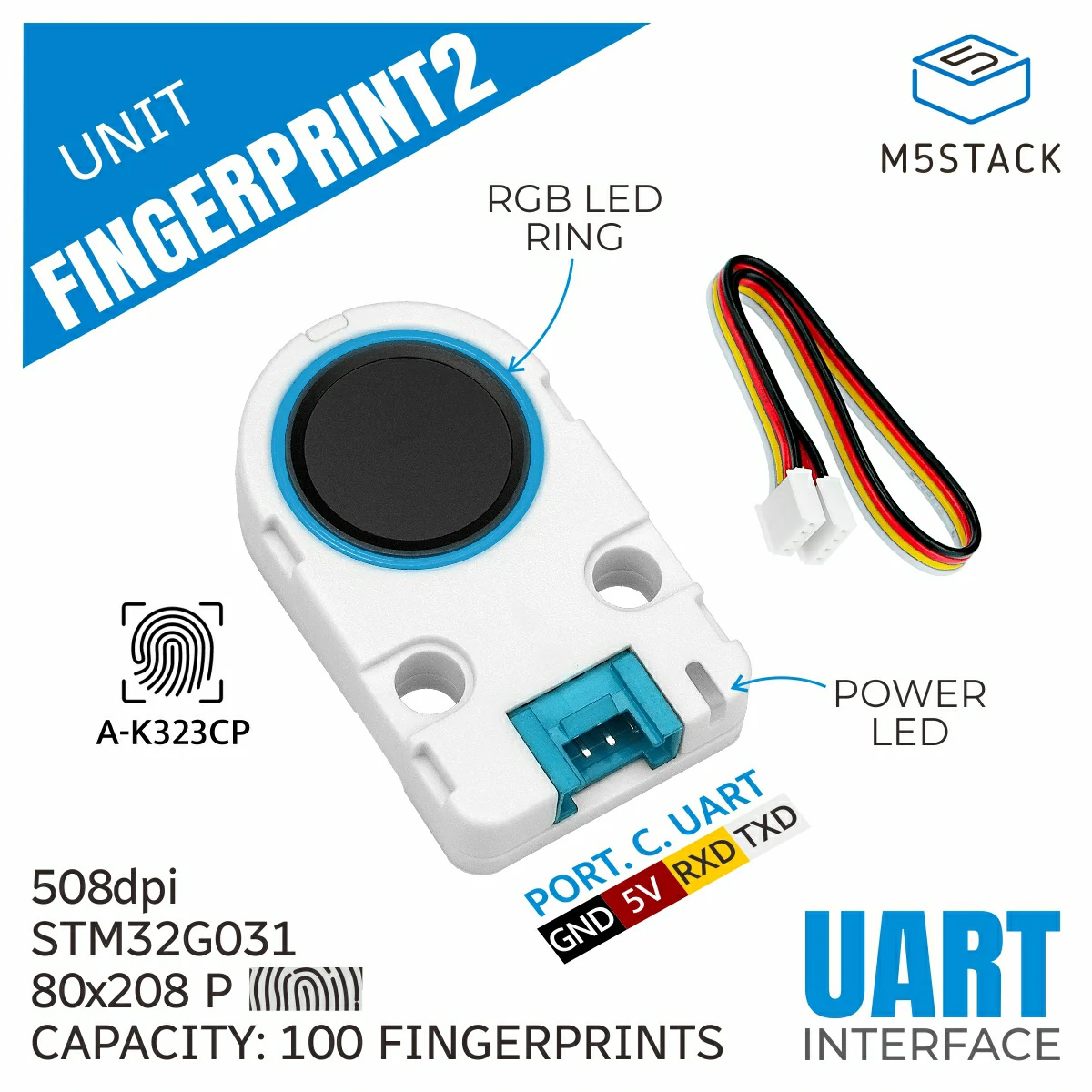 M5Stack Fingerprint2 Recogniti – Diy Electronic Modules Bewertung und Preis