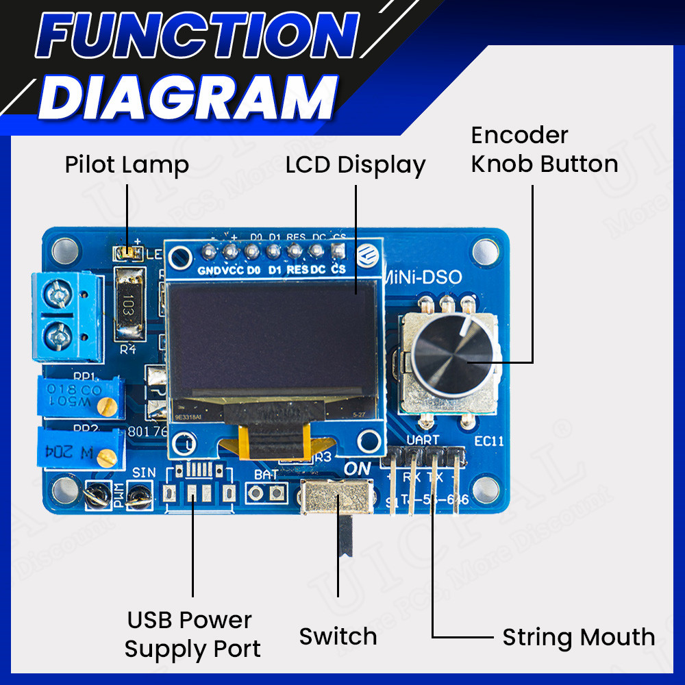 DIY Mini Digital Oscilloscope  – Oscilloscope Dso Mini Bewertung und Preis