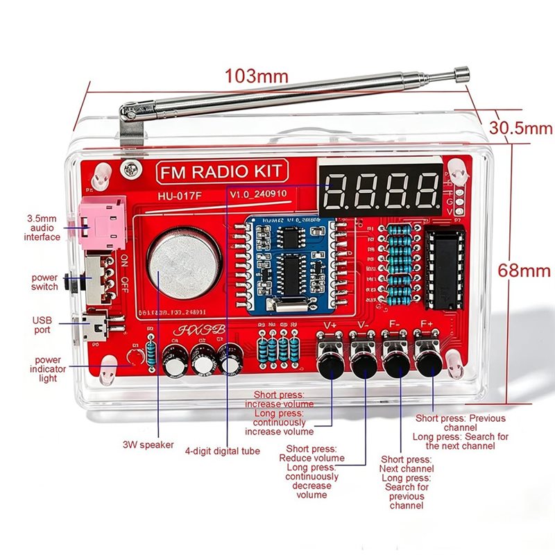 PHILE-Stereo FM Radio, Electro – Useful Diy Electronics Projects Bewertung und Preis