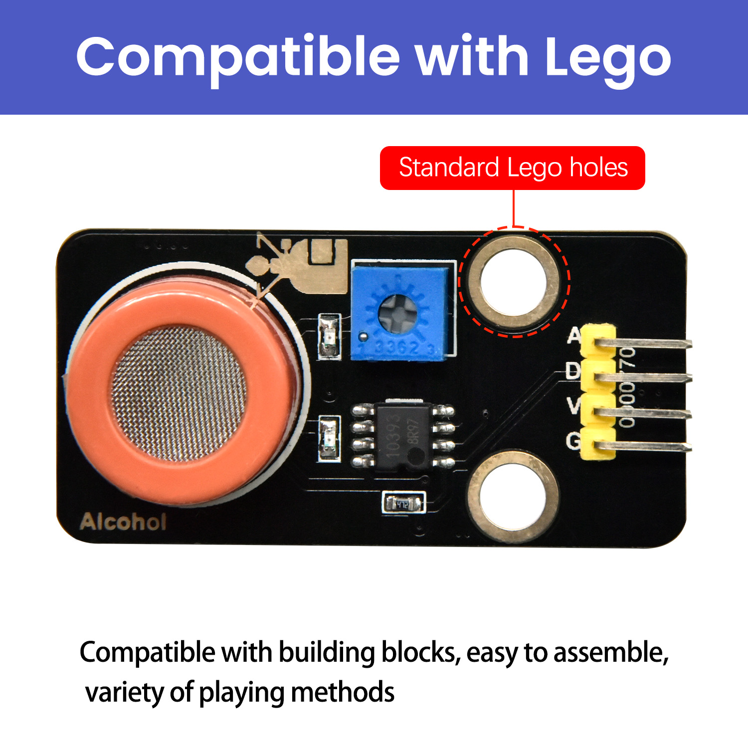 Keyestudio MQ-3 Alcohol Sensor – Diy Lego Electronics Bewertung und Preis