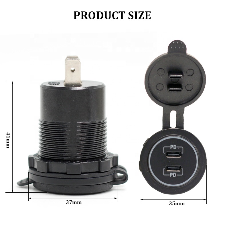 12V USB C Car Chargers Socket  – Diy Marine Electronics Bewertung und Preis