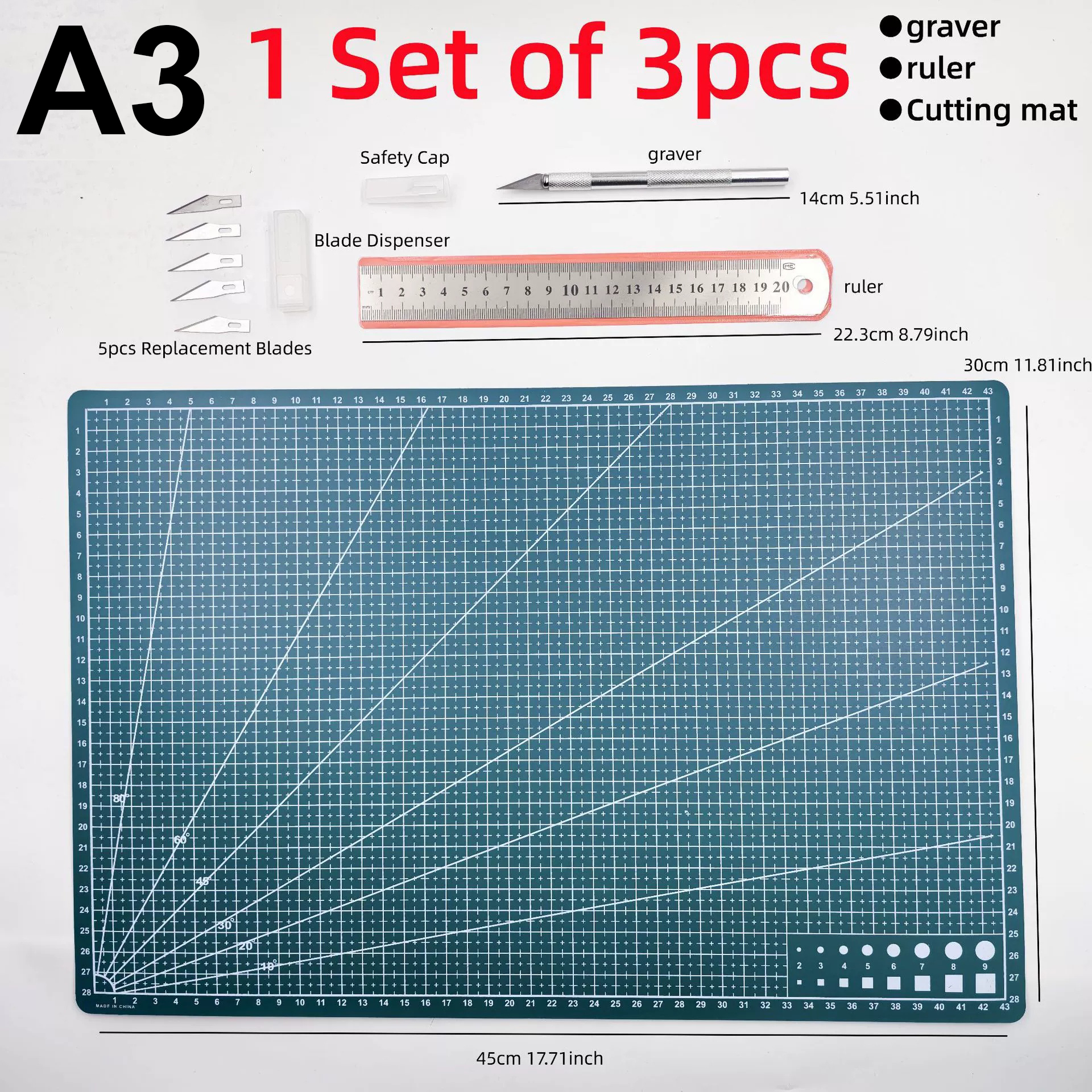A3/A4/A5 PVC Single Side Cutti – Diy Electronics Workbench Bewertung und Preis