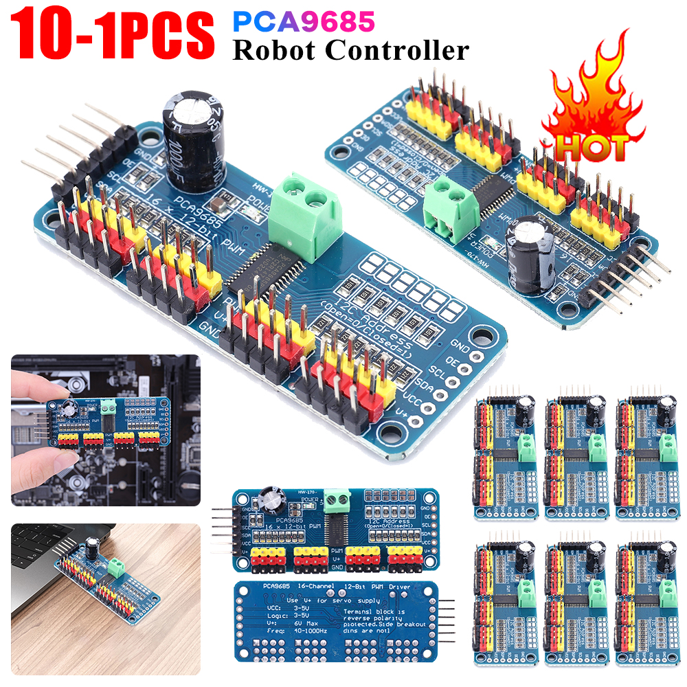 16 Channel 12 Bit PWM Servo Mo – Diy Electronics Motor Bewertung und Preis
