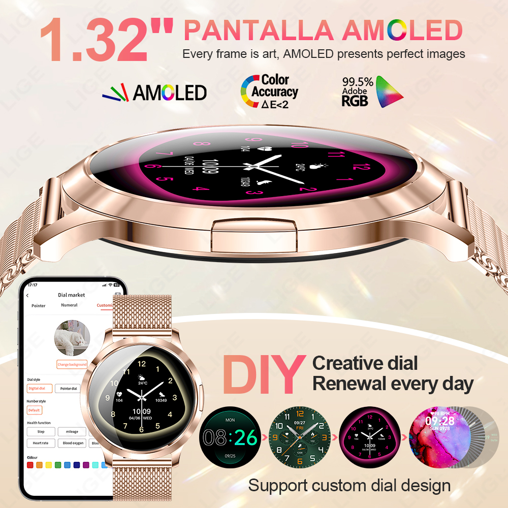 LIGE 2026 New Smart Watch Wome – Diy Electronics Watch Bewertung und Preis