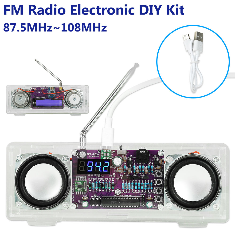 FM Radio Electronic 87.5MHz~10 – Diy Electronics Youtube Channel Bewertung und Preis