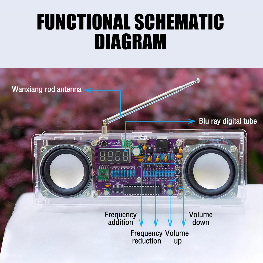 FM Radio Electronic 87.5MHz~10 – Diy Electronics Youtube Channel Bewertung und Preis