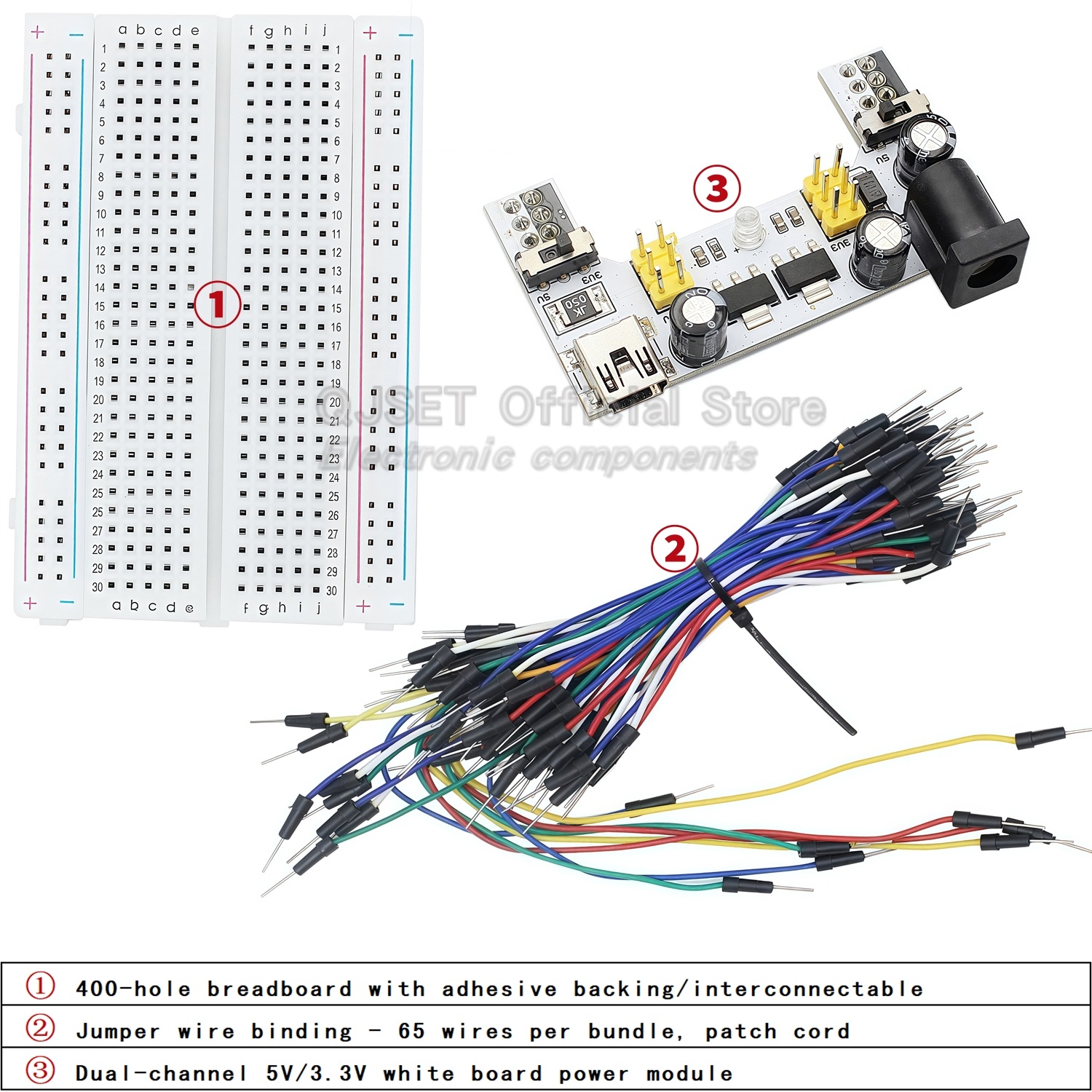 400 830-hole Breadboard MB-102 – Diy Electronics Breadboard Bewertung und Preis