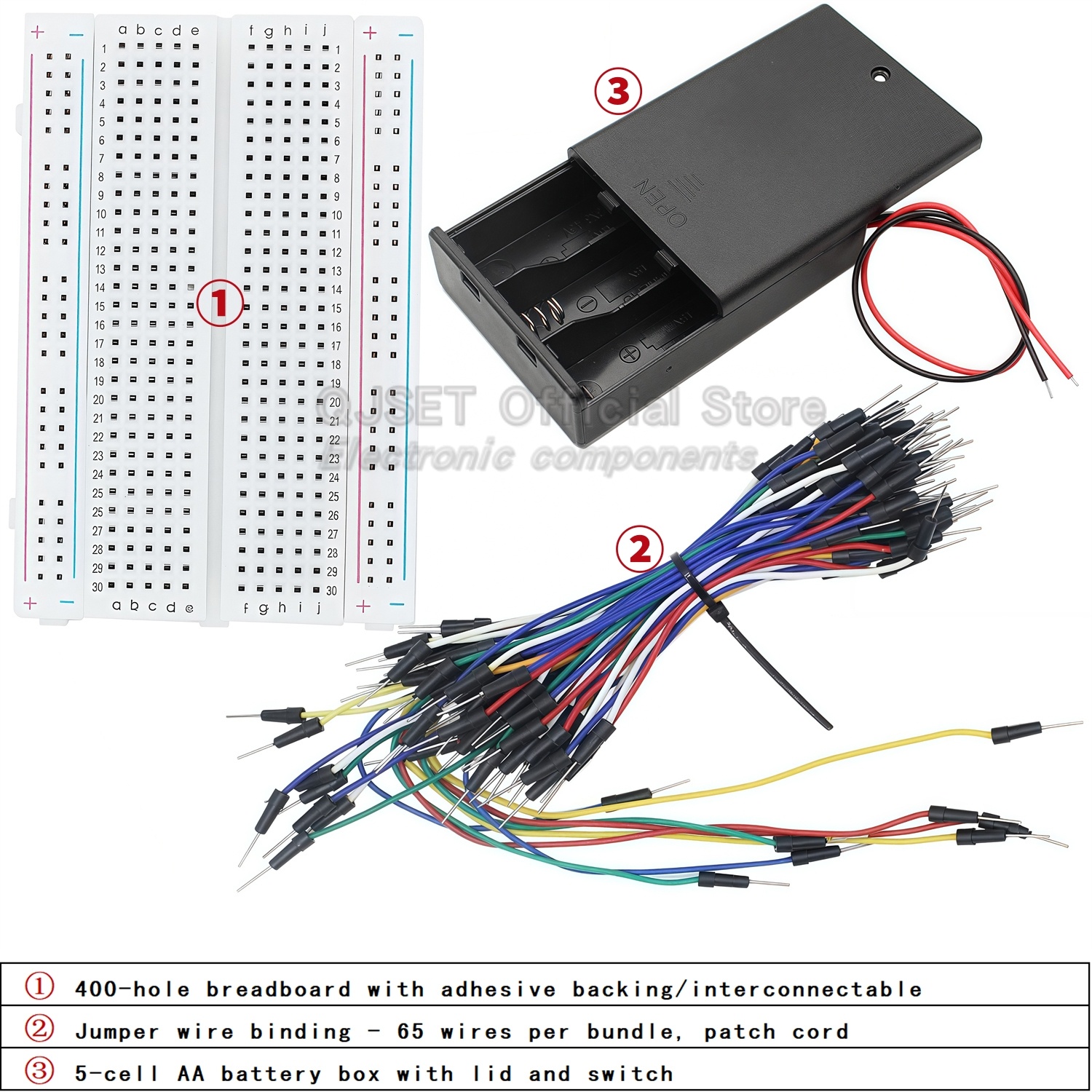 400 830-hole Breadboard MB-102 – Diy Electronics Breadboard Bewertung und Preis