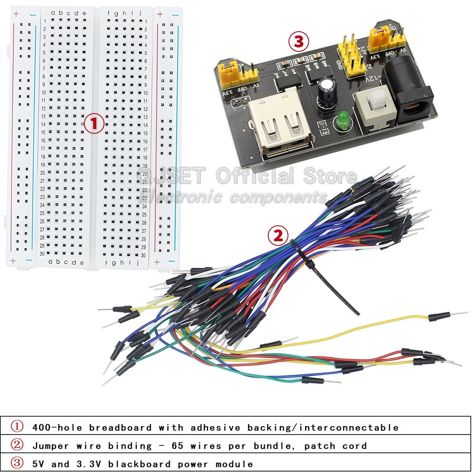 400 830-hole Breadboard MB-102 – Diy Electronics Breadboard Bewertung und Preis