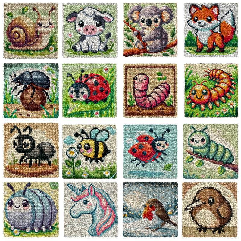 Cute Animals Embroidery Latch  – Diy Electronics Watch Bewertung und Preis