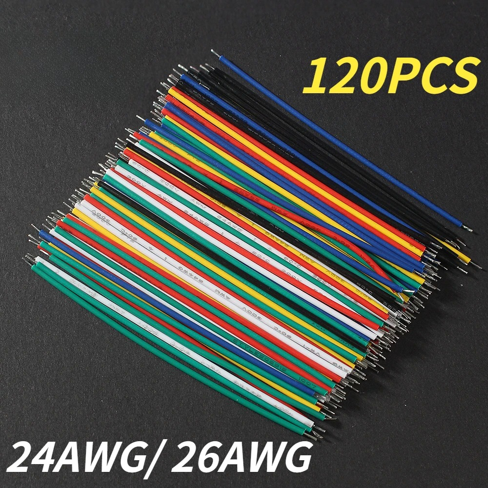 120PCS 24AWG/26AWG Tinned Copp – Diy Electronics Breadboard Bewertung und Preis