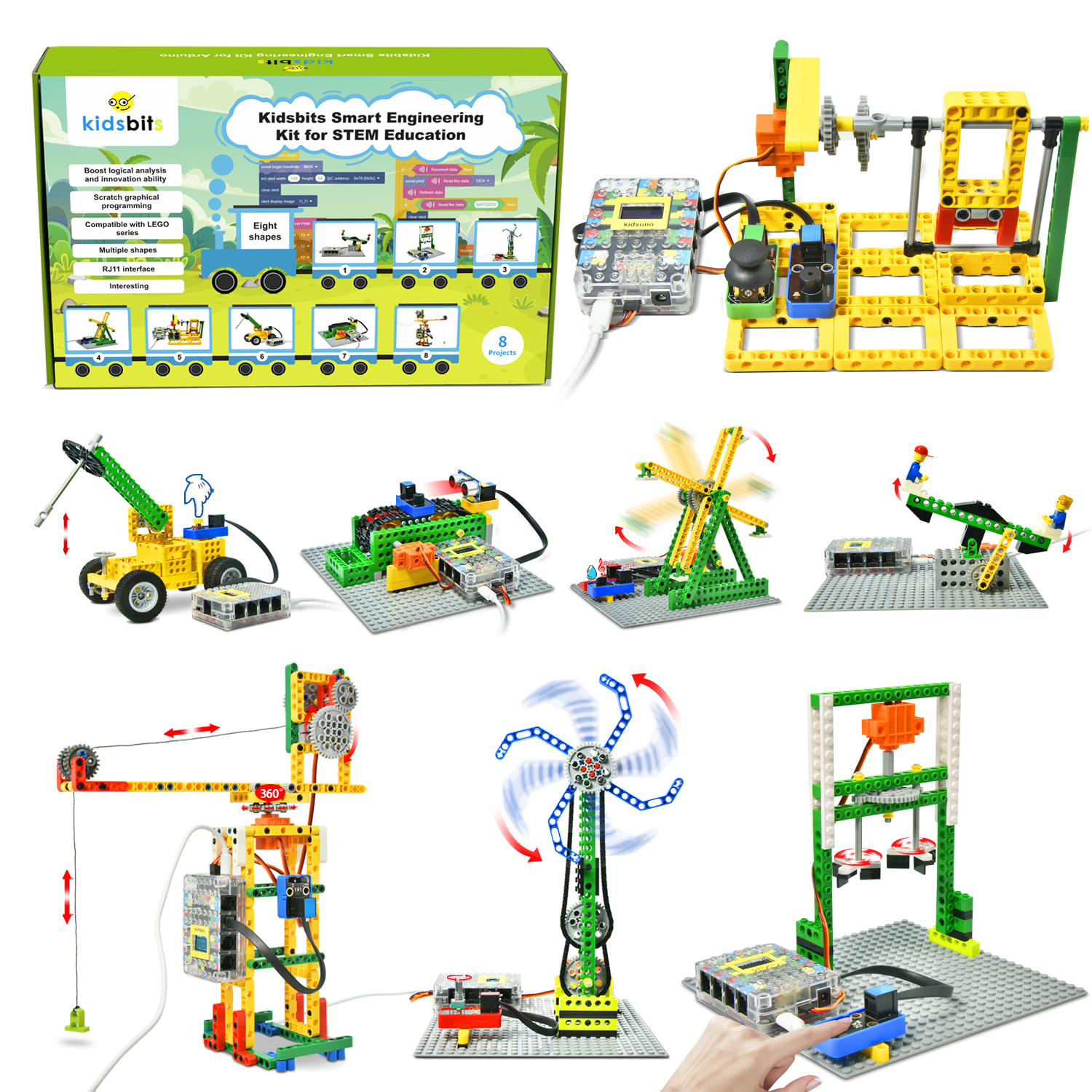 Keyestudio Kidsbits Smart Engi – Diy Lego Electronics Bewertung und Preis