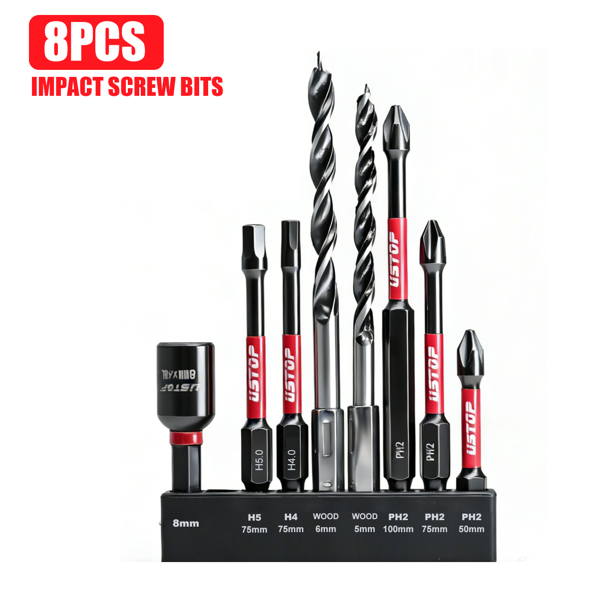 8-Piece Magnetic Impact Bit an – Homemade Diy Electronics Bewertung und Preis