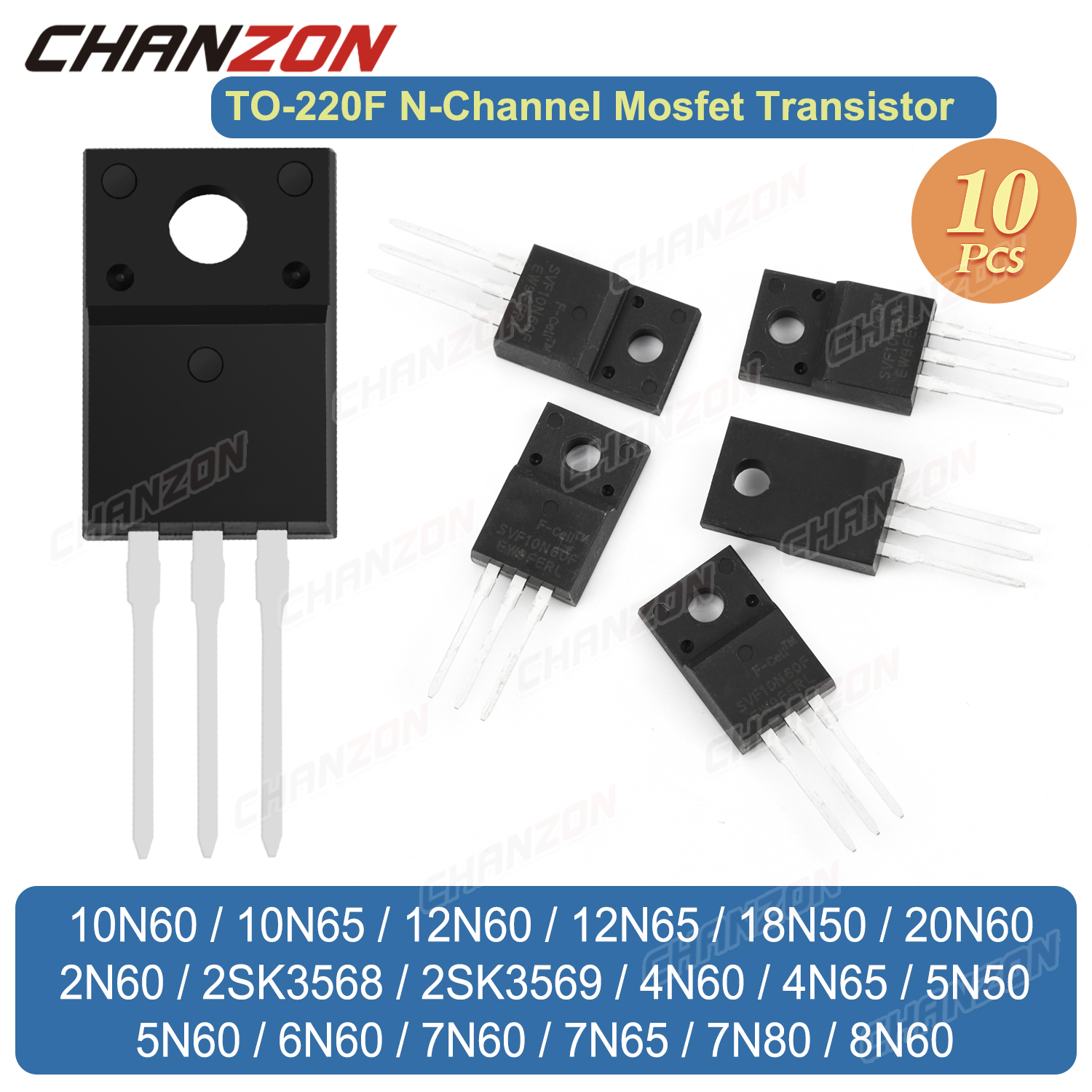 10Pcs TO-220F 20N60 6N60 7N65  – Diy Electronics Youtube Channel Bewertung und Preis