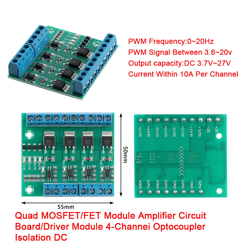 MOS FET F5305S 60N03 4 Channel – Diy Electronics Motor Bewertung und Preis