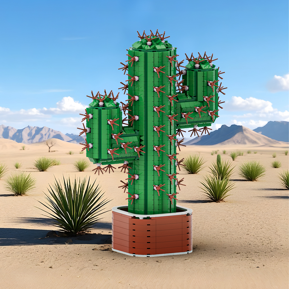 Gobricks  MOC The Giant Cactus – Diy Lego Electronics Bewertung und Preis