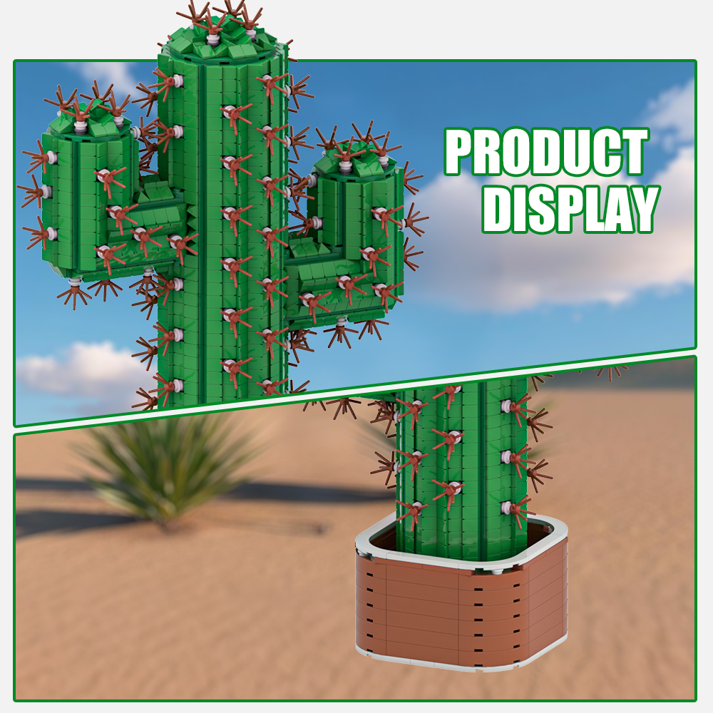 Gobricks  MOC The Giant Cactus – Diy Lego Electronics Bewertung und Preis