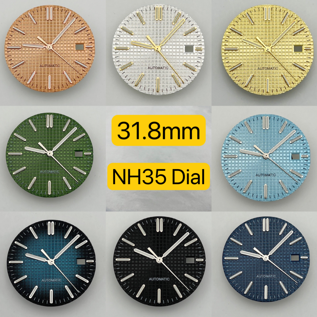 Dial+pointer, NH35 dial, green – Diy Electronics Watch Bewertung und Preis