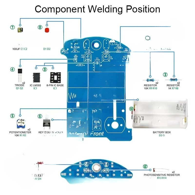 Practice Soldering Learning El – Diy Electronics Projects For Beginners Bewertung und Preis