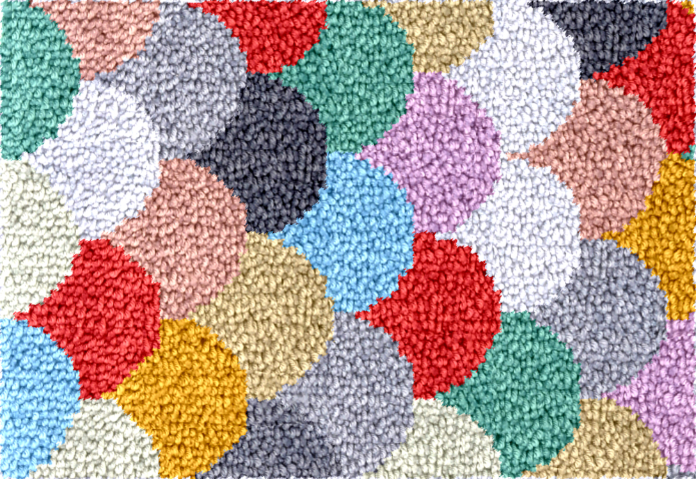 geometry Large latch hook rug  – Diy Electronics Watch Bewertung und Preis