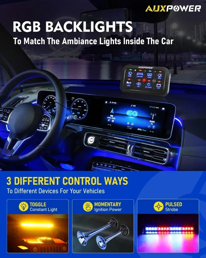 RGB Lights On-Off Control Swit – Diy Marine Electronics Bewertung und Preis