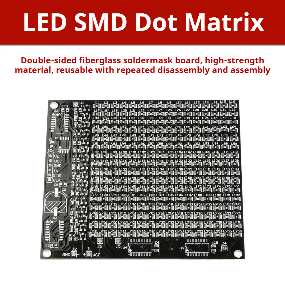 64/256 LED SMD Dot Matrix Adve – Diy Electronics Kits Bewertung und Preis