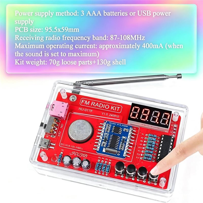AT82-Stereo FM Radio For Educa – Useful Diy Electronics Projects Bewertung und Preis